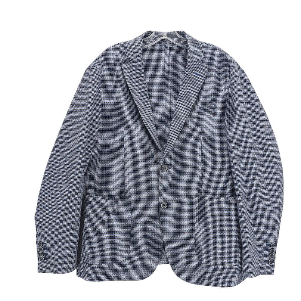 DAVID SADDLER Blazer Jacket Cotton Blend Tollegno Italy Size IT 54 - US 44